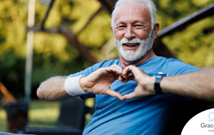 A senior stays active during men’s health month benefitting from senior health at home.