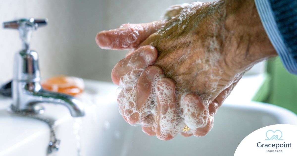 Small daily habits like hand washing support infection prevention in seniors.