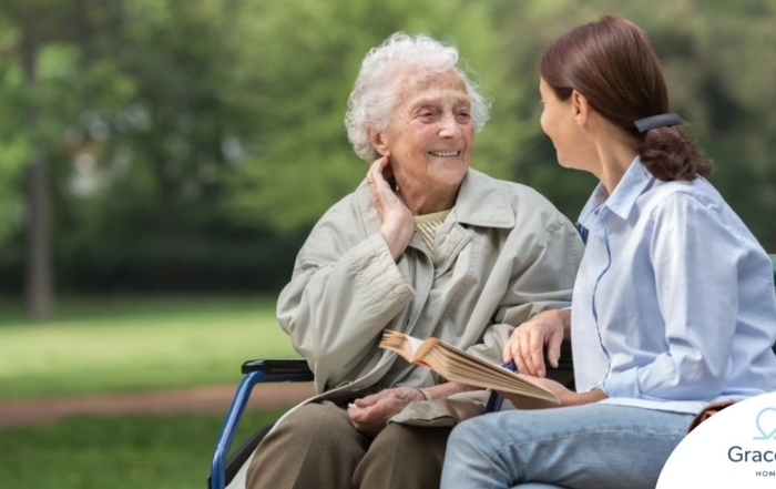 A companion caregiver fights depression in seniors through home care