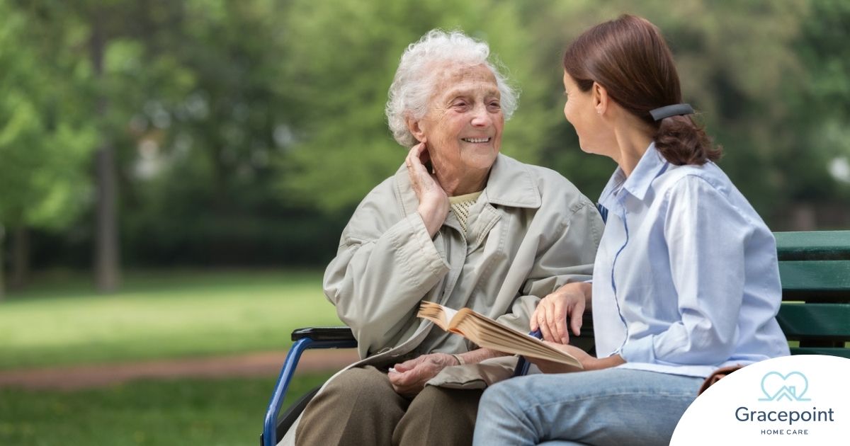 A companion caregiver fights depression in seniors through home care