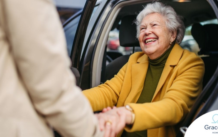 A loved one benefits from senior transportation services.