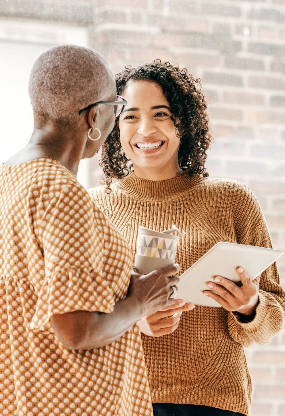 Caregiver Reading with Senior